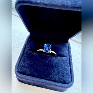 Custom Blue Sapphire Ring